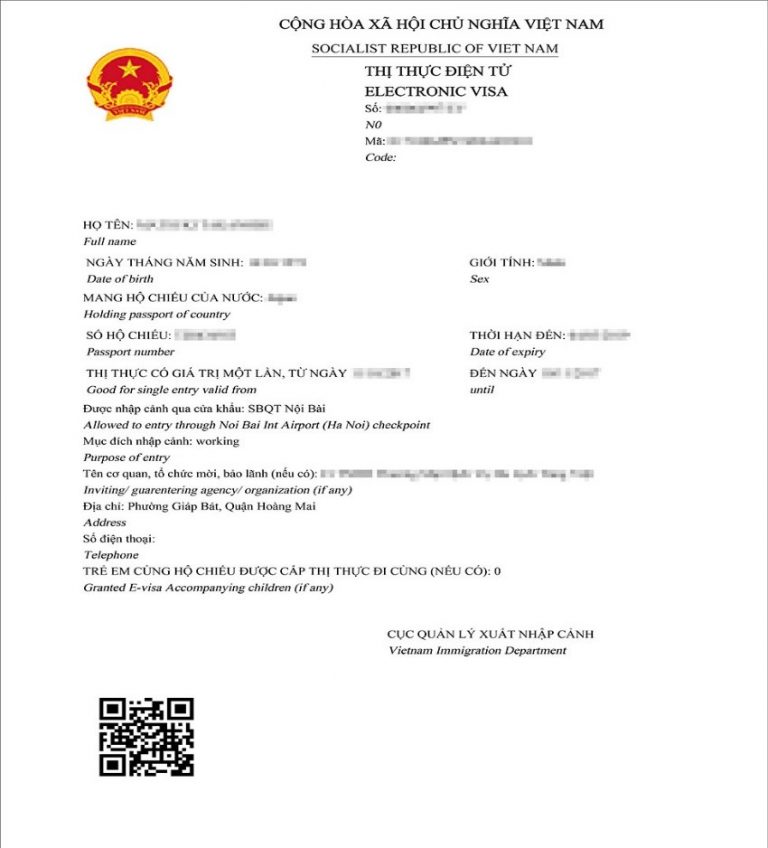 جميع المعلومات حول التأشيرة الإلكترونية فيزا إلكتروني فيتنام ارتباط فيتنام العرب 9093